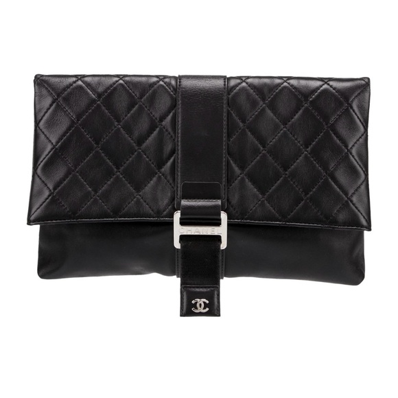 CHANEL Handbags - CHANEL Grip Clutch